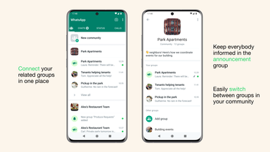 يضيف WhatsApp مجتمعات - يتيح لك ربط المجموعات معًا